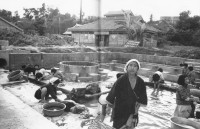 1955年（昭和30年）頃の様子
奥に見える建物はユーフルヤー（銭湯）